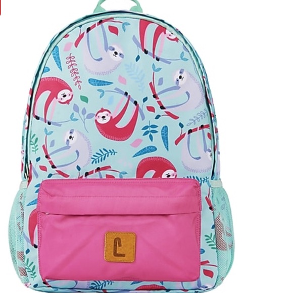 pink sloth backpack